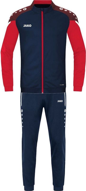 Jako - Performance - Polyesterpak - Marine / Rood