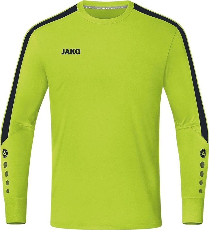 Jako Power Keepershirt Lange Mouw Kinderen - Fluo Groen