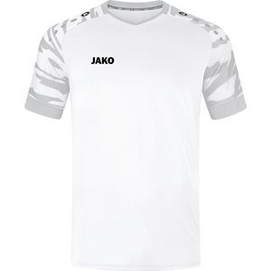 JAKO Shirt Wild Korte Mouw Wit-Grijs