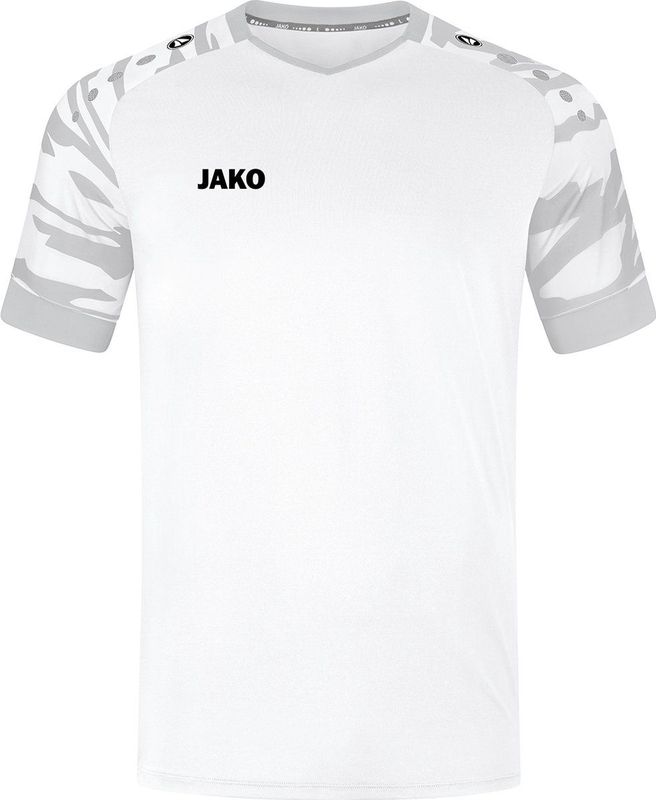 JAKO Shirt Wild Korte Mouw Wit-Grijs