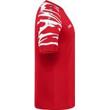 JAKO Shirt Wild Korte Mouw Rood-Wit