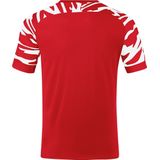 JAKO Shirt Wild Korte Mouw Rood-Wit