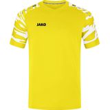 JAKO Shirt Wild Korte Mouw Citroen-Wit