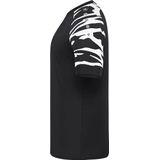 JAKO Shirt Wild Korte Mouw Zwart-Wit