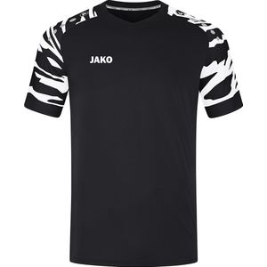 JAKO Shirt Wild Korte Mouw Zwart-Wit
