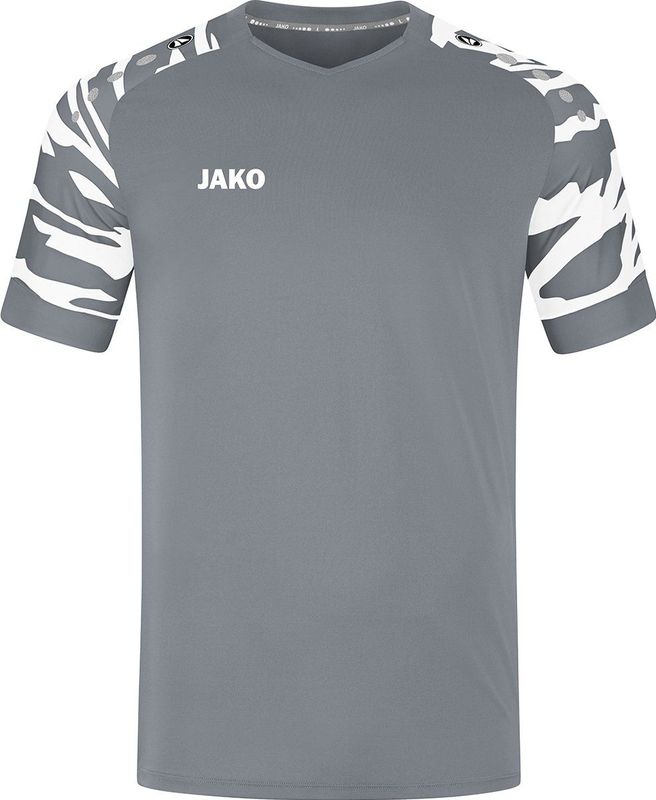 JAKO Shirt Wild Korte Mouw Grijs-Wit