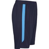 Jako - Power Short - Marine / Hemelsblauw - Polyester - Sportieve Pasvorm