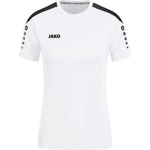 JAKO Shirt Power Korte Mouw Dames Wit