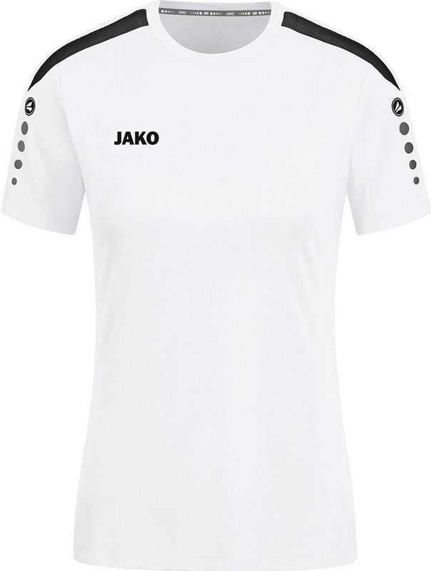 JAKO Shirt Power Korte Mouw Dames Wit