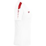 Jako Power Shirt Korte Mouw Dames - Wit Rood