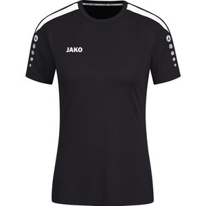 JAKO - Jersey Power (Korte Mouw), Dames, Zwart, 40