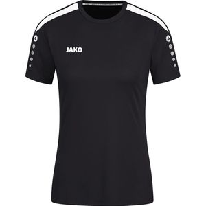 JAKO - Jersey Power - Sportshirt - Zwart - 100% Gerecycled Polyester, Keep Dry-functie