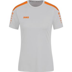 Jako Power Shirt Korte Mouw Dames - Steengrijs | Maat: 34