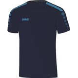 Jako - Power Shirt - Korte Mouw - Marine - 100% Gerecycled Polyester
