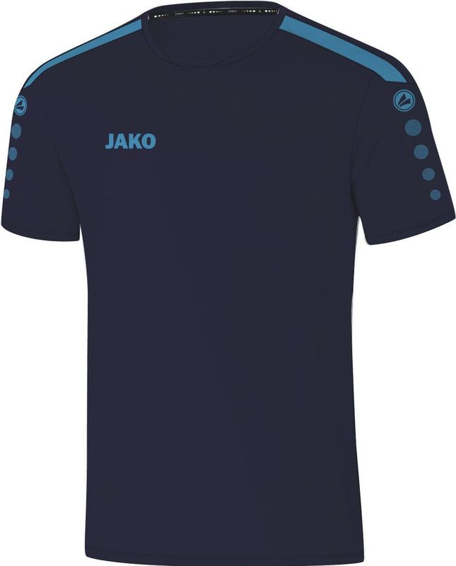 Jako - Power Shirt - Korte Mouw - Marine - 100% Gerecycled Polyester