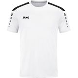 JAKO - Jersey Power (Korte Mouw), Uniseks-Kind, Wit, 116