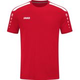 JAKO - Power Shirt - Korte Mouw - Rood - Kinderen