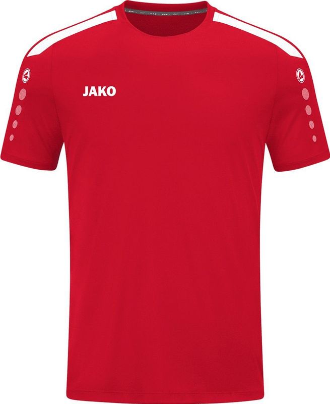 JAKO - Power Shirt - Korte Mouw - Rood - Kinderen