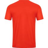 Jako - Power Shirt - Korte Mouw - Flame / Marine - 100% Gerecycled Polyester