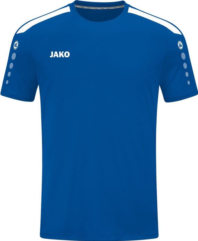 Jako - Power Shirt - Korte Mouw - Royal - 100% Gerecycled Polyester