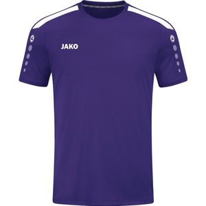 Jako Power Shirt Korte Mouw Kinderen - Paars | Maat: 140