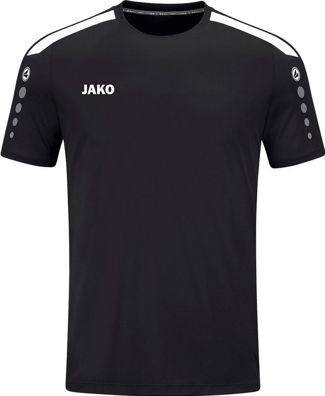 Jako - Power Shirt - Korte Mouw - Zwart - 100% Gerecycled Polyester