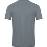Jako - Power Shirt Korte Mouw - Steengrijs - Heren Sportshirt