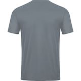 Jako - Power Shirt Korte Mouw - Steengrijs - Heren Sportshirt