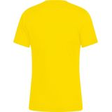 JAKO Shirt Power Korte Mouw Geel-Blauw