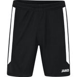 Jako - Power Korte Broek - Zwart / Wit - Polyester - Extra Diepe Zijzakken