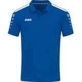 JAKO - Power Polo - Sportshirt - Blauw - 70% (Bio) Katoen, 30% (Gerecycled) Polyester