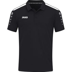 JAKO - Powerpoloshirt, Uniseks-Volwassene, Zwart, M