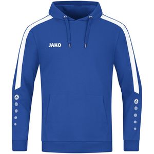 Jako - Power - Sweater - Royal - Gecertificeerd Biokatoen, Opgestikte Zak, Zonder Tunnelkoord in Kindermaten