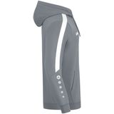 Jako Power Sweater Met Kap Dames - Steengrijs