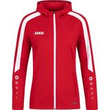 JAKO - Power Jas Met Capuchon - Rood - Dames