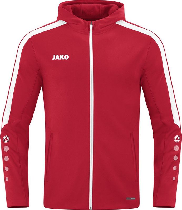 JAKO - Power Jas Met Capuchon - Rood - Dames