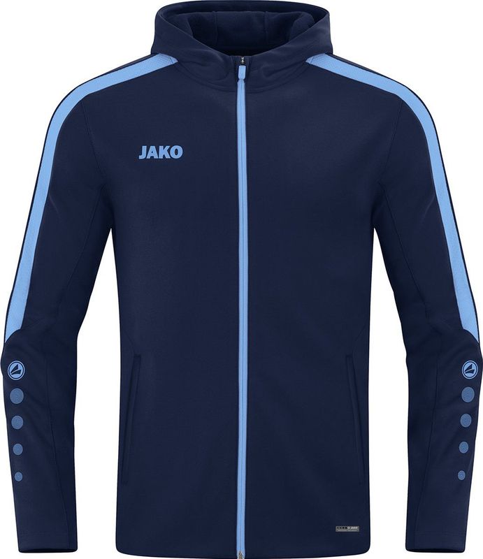 JAKO Power Jas met Capuchon Dames Marine-Blauw