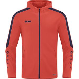 JAKO Power Jas - Oranje - Polyester - Met Capuchon