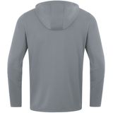 Jako - Power Jas Met Kap - Steengrijs - Dames