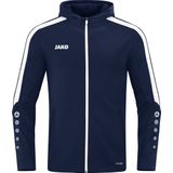 JAKO Power Jas met Capuchon Dames Marine Maat 34