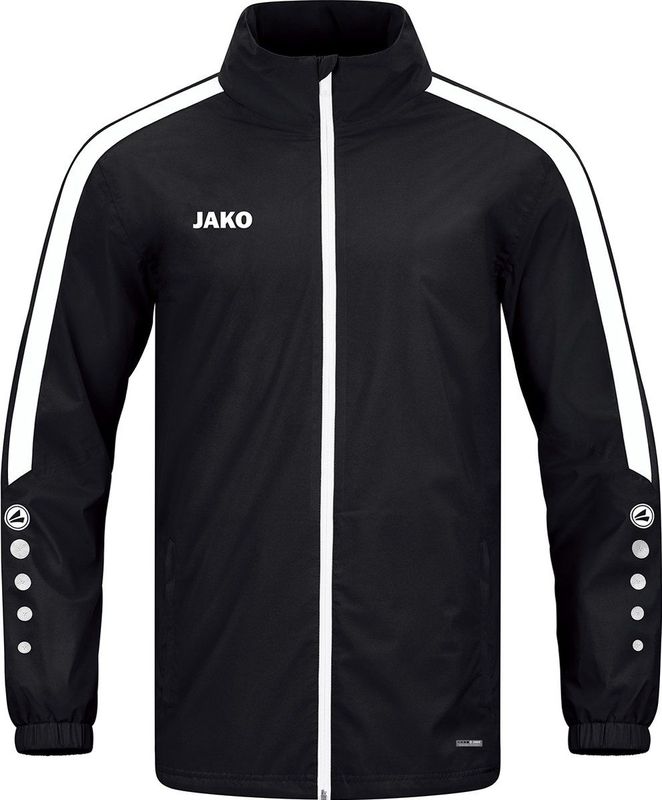 Jako Power Regenjas Kinderen - Zwart | Maat: 128