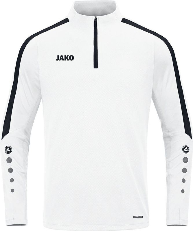 Jako Power Ziptop Kinderen - Wit Zwart