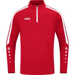 JAKO - Krachtige Ritssluiting - Sportshirt - Rood - Uniseks