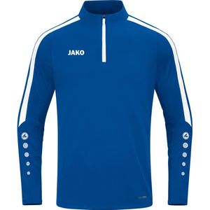 Jako Power Ziptop Heren - Royal Wit