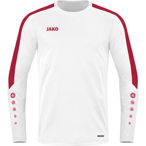 JAKO Power Sweater Kind Wit-Rood