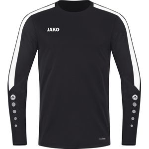 JAKO - Krachtig Sweatshirt, Uniseks-Kind, Zwart, 140