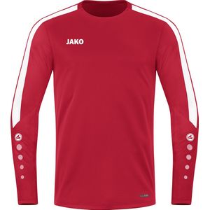 JAKO - Power Sweater - Sweater - Rood - 100% Gerecycled Polyester