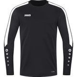 JAKO - Krachtig Sweatshirt, Uniseks-Volwassene, Zwart, L