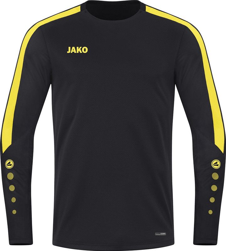 Jako Power Sweater Kinderen - Zwart / Geel |