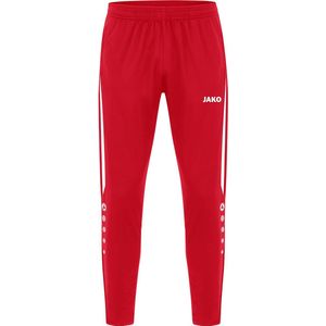 Jako Power Polyesterbroek Dames - Rood / Wit